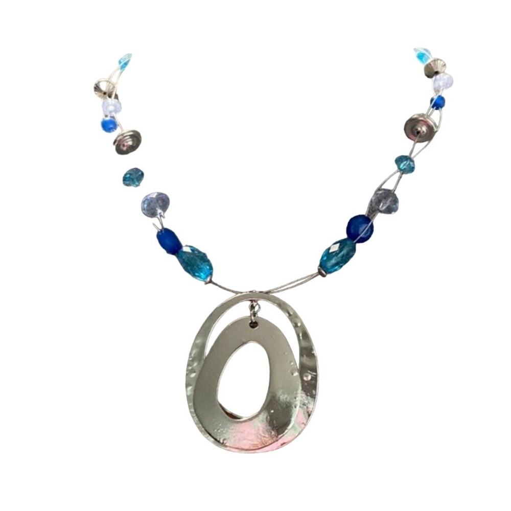 abstract pendant necklace